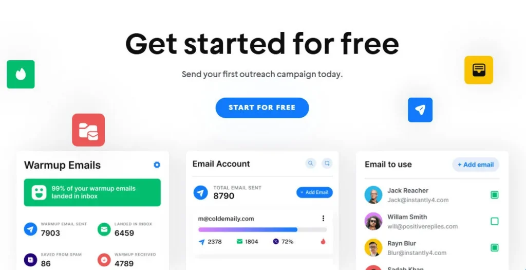 Instantly AI screenshot