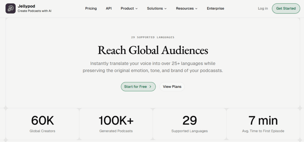 Jellypod AI screenshot