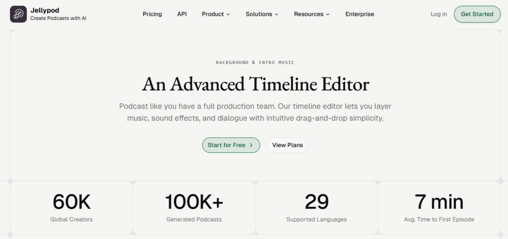 Jellypod AI screenshot