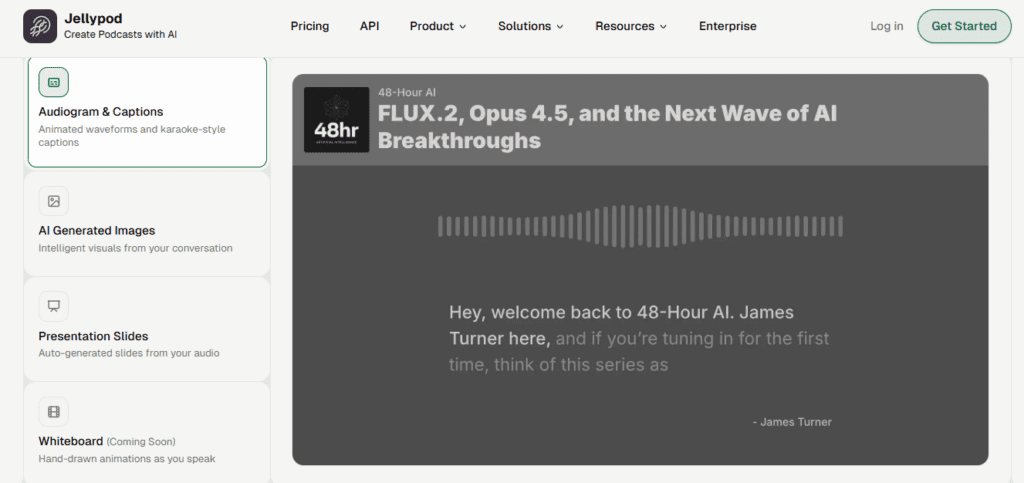 Jellypod AI screenshot