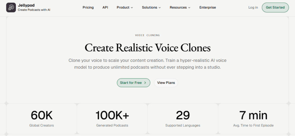 Jellypod AI screenshot
