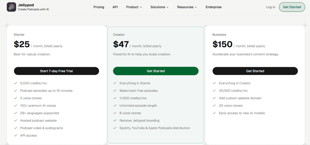Jellypod AI screenshot