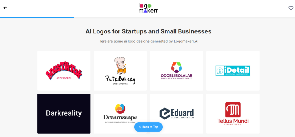 Logomakerr AI screenshot