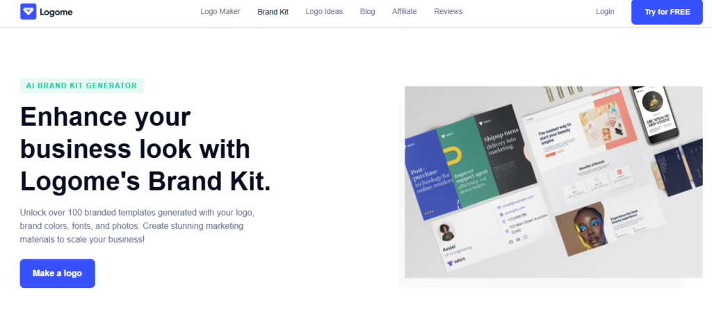 Logome AI screenshot