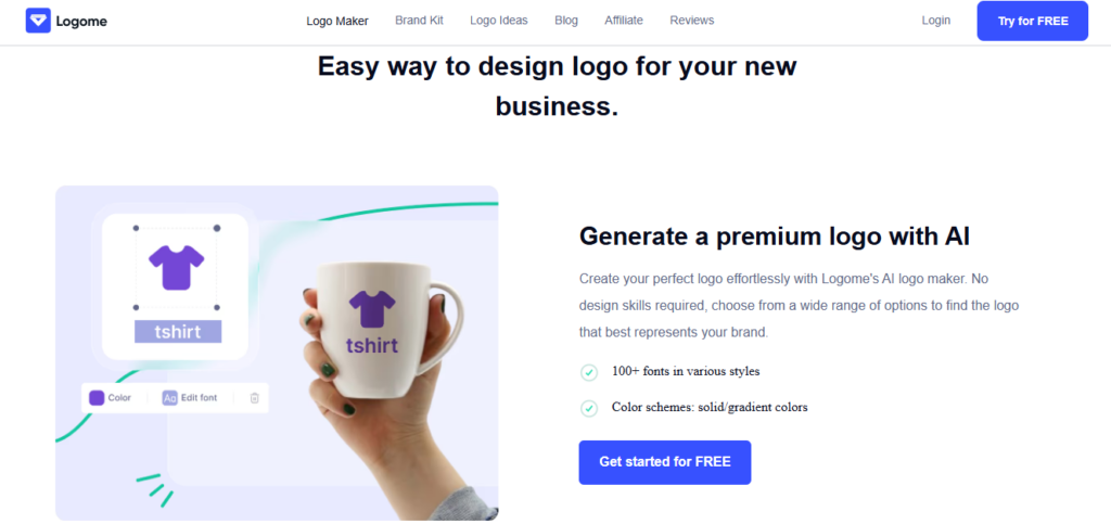 Logome AI screenshot