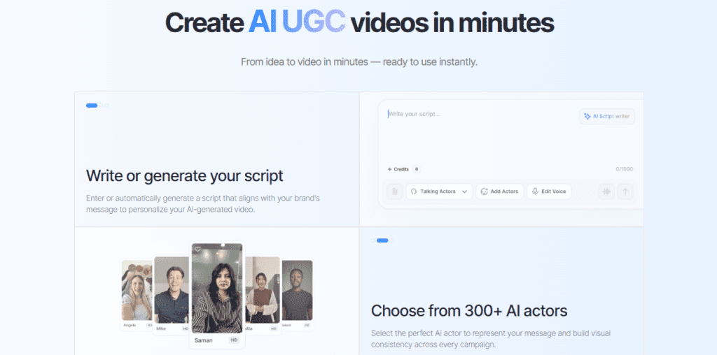 MakeUGC AI screenshot