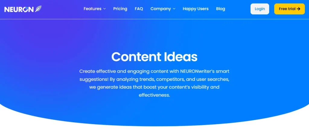 NeuronWriter screenshot