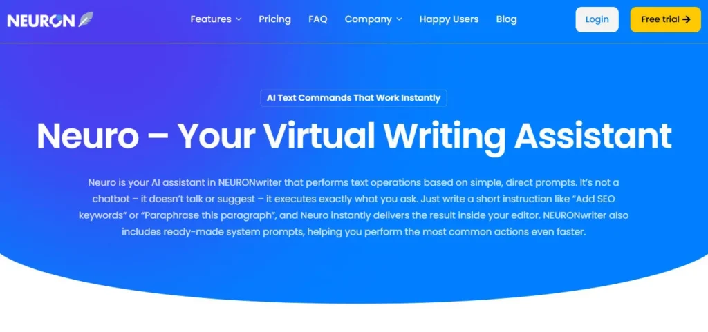 NeuronWriter screenshot