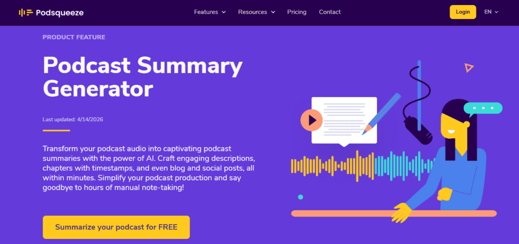 Podsqueeze screenshot