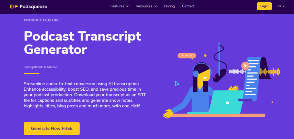 Podsqueeze screenshot