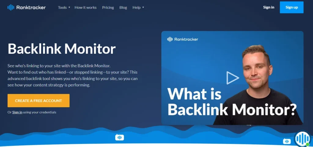 Ranktracker screenshot