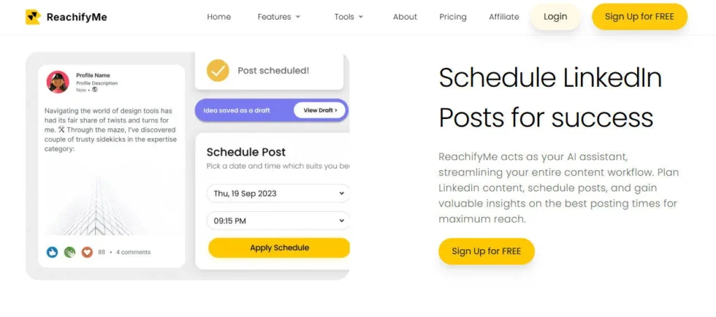 ReachifyMe screenshot