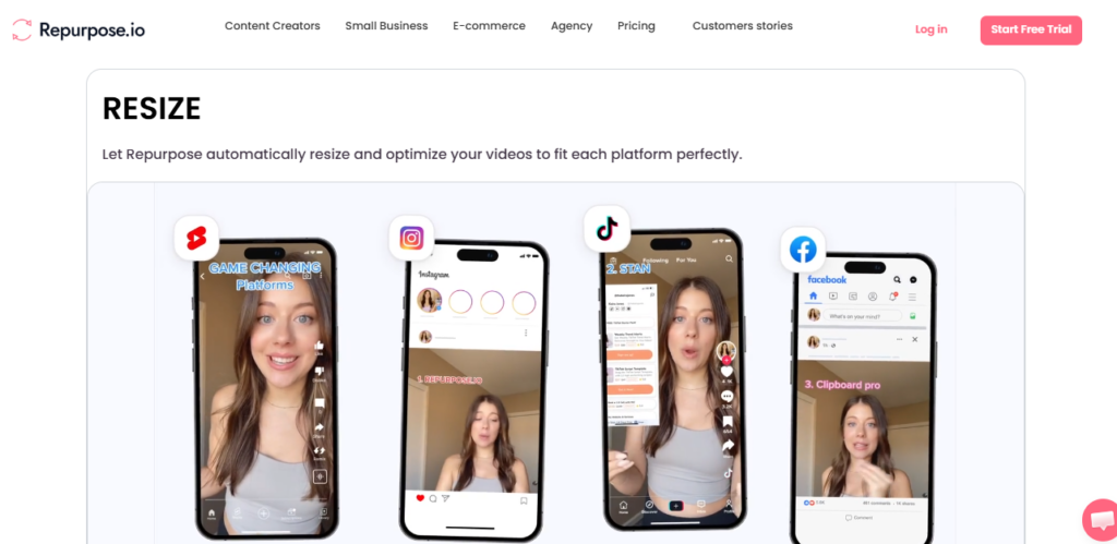 Repurpose.io screenshot