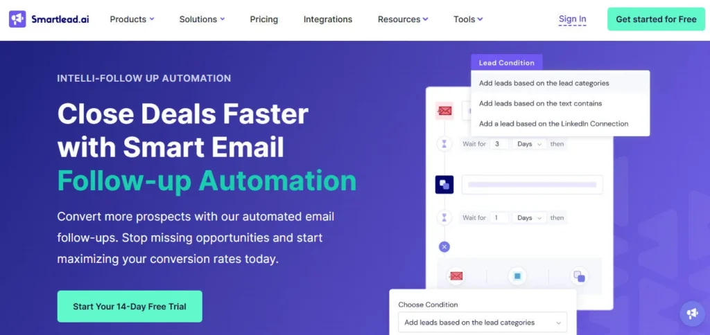 Smartlead AI screenshot