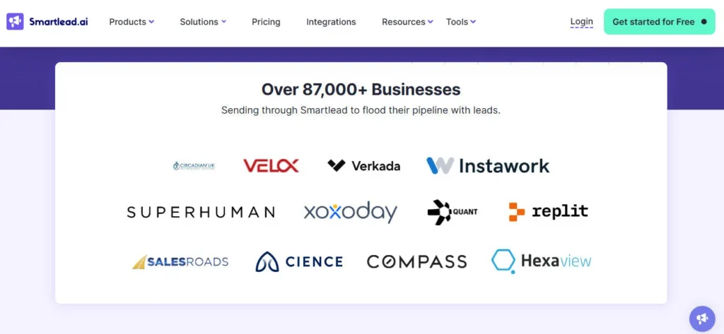Smartlead AI screenshot