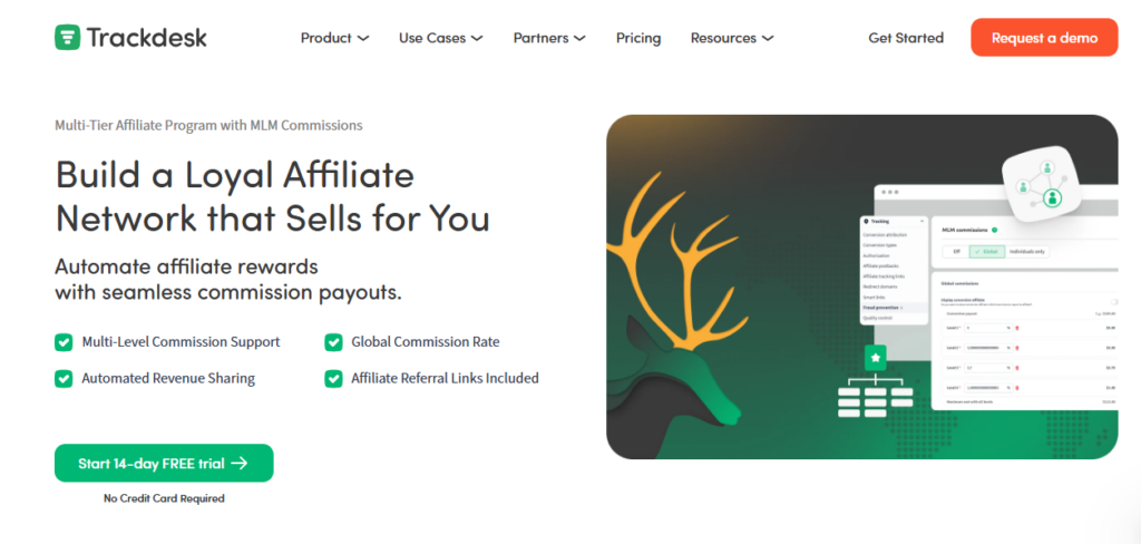 Trackdesk screenshot