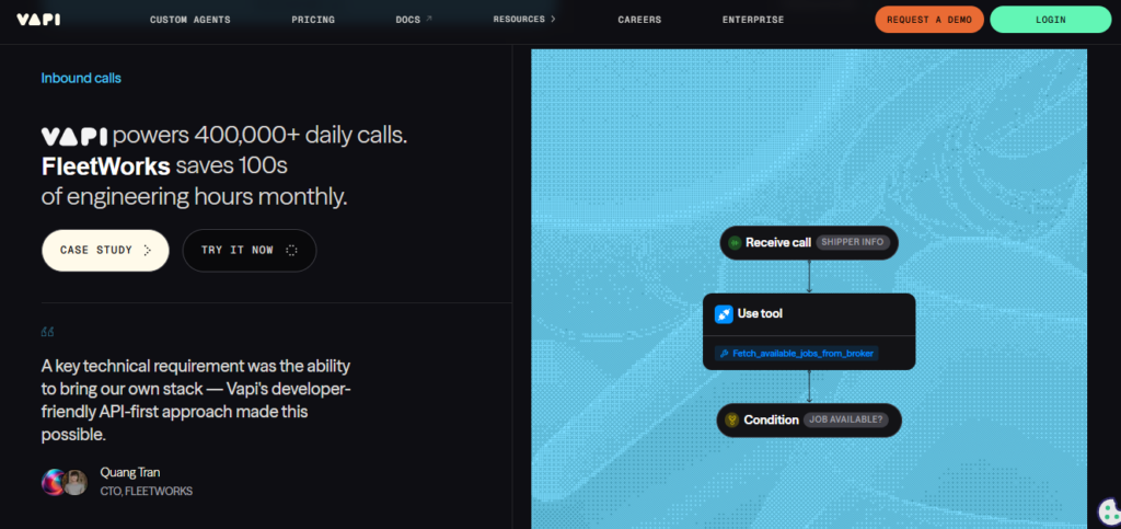 Vapi AI screenshot