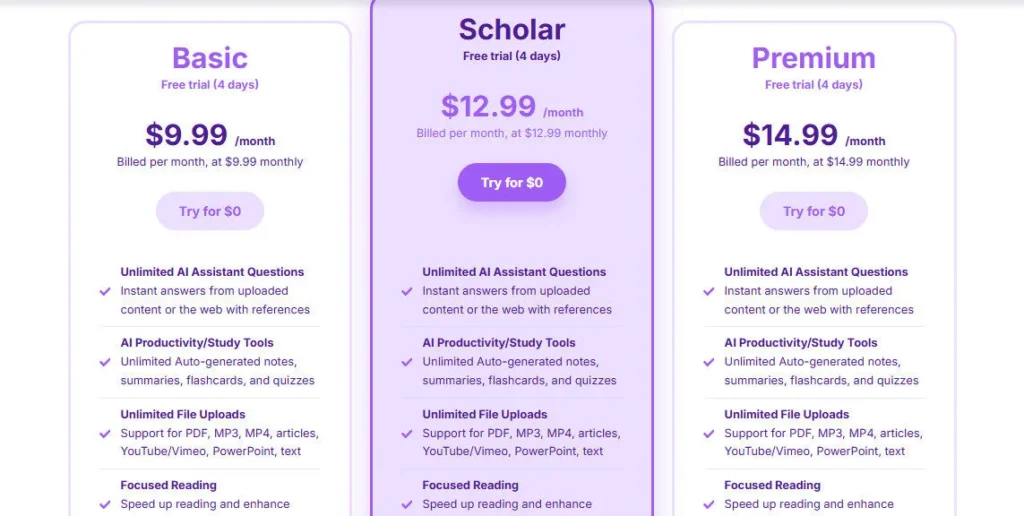 Mindgrasp AI screenshot