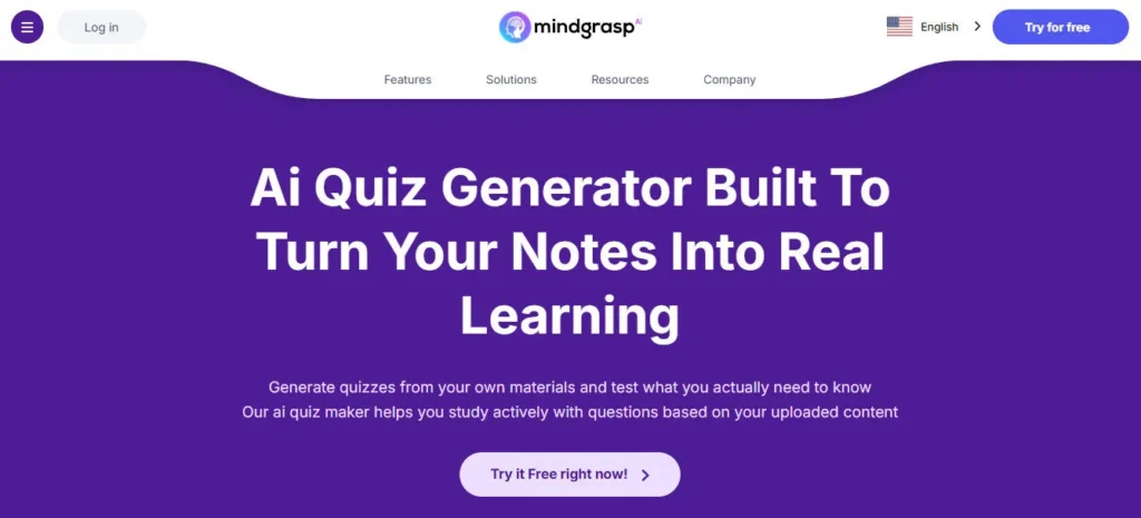 Mindgrasp AI screenshot