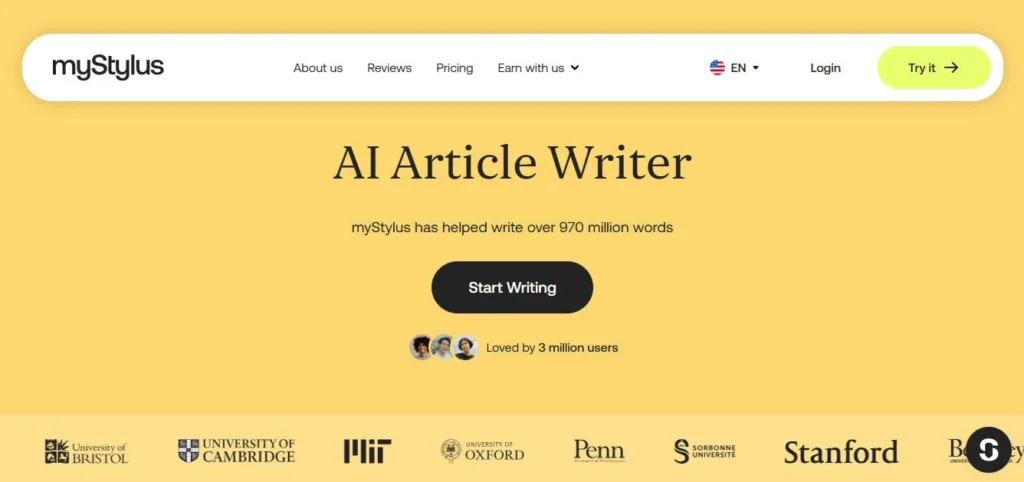 myStylus AI screenshot