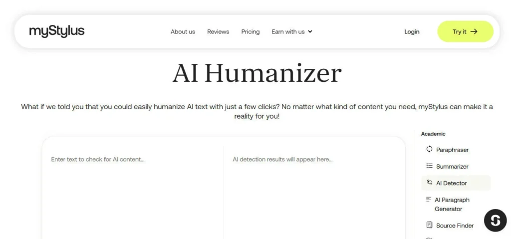 myStylus AI screenshot