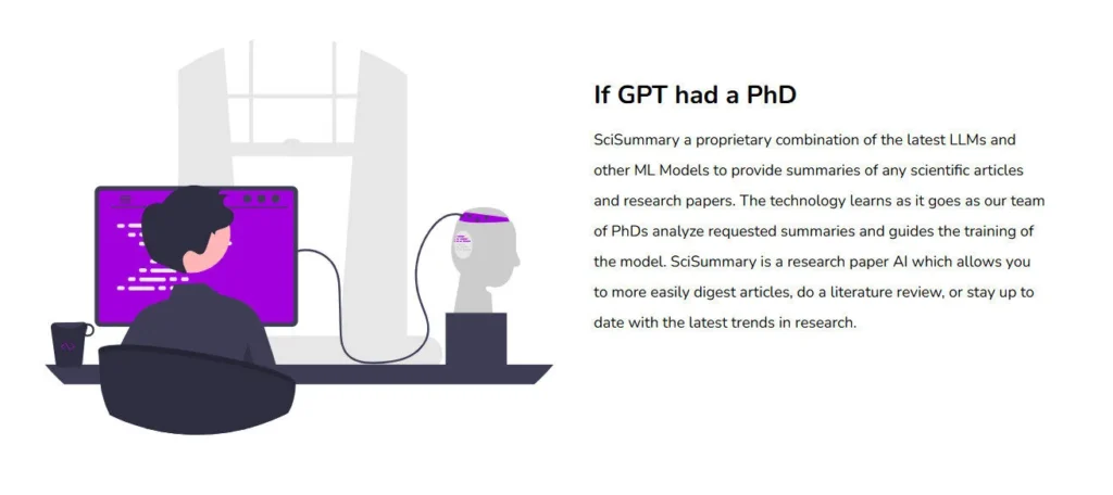 SciSummary screenshot