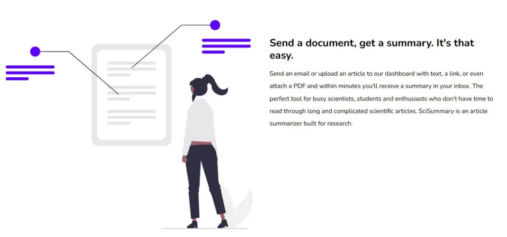 SciSummary screenshot