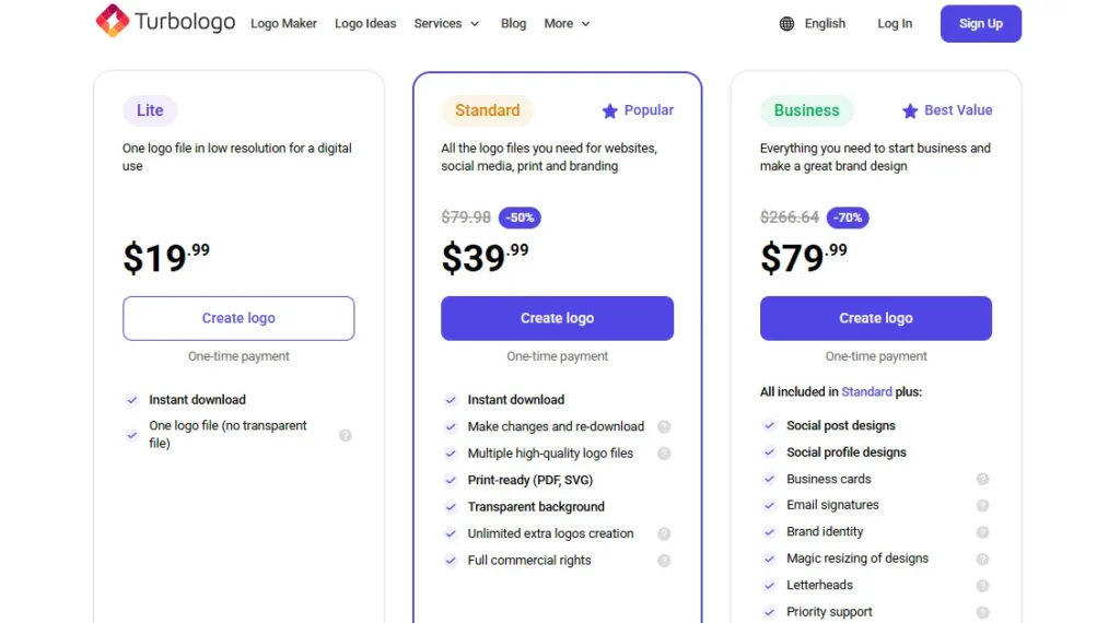Turbologo screenshot