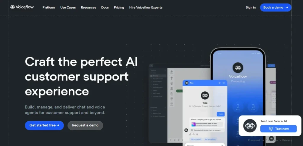 Voiceflow preview