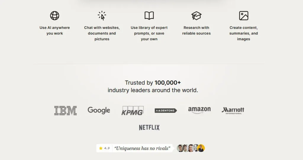 Voilà AI screenshot