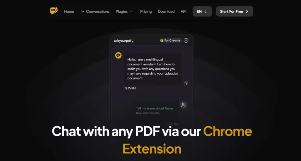 AskYourPDF screenshot