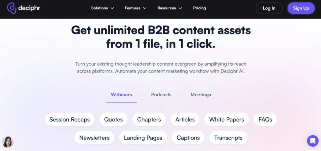 Deciphr AI screenshot