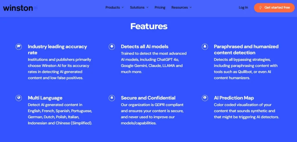 Winston AI screenshot