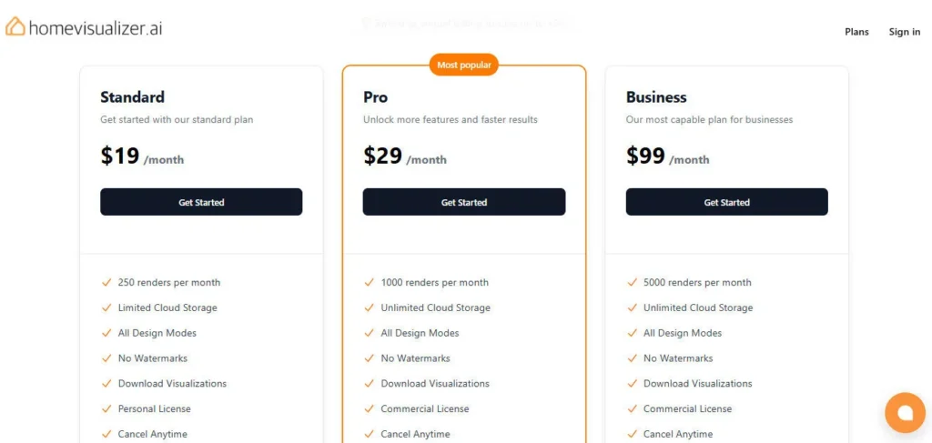 HomeVisualizer AI screenshot