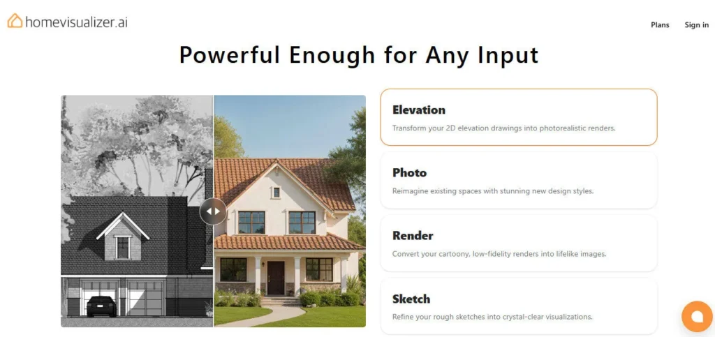HomeVisualizer AI screenshot
