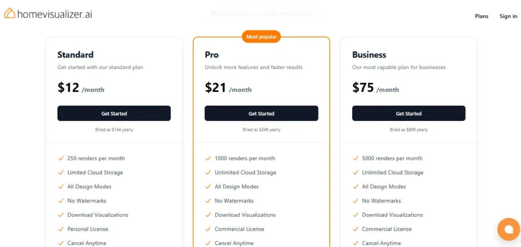 HomeVisualizer AI screenshot