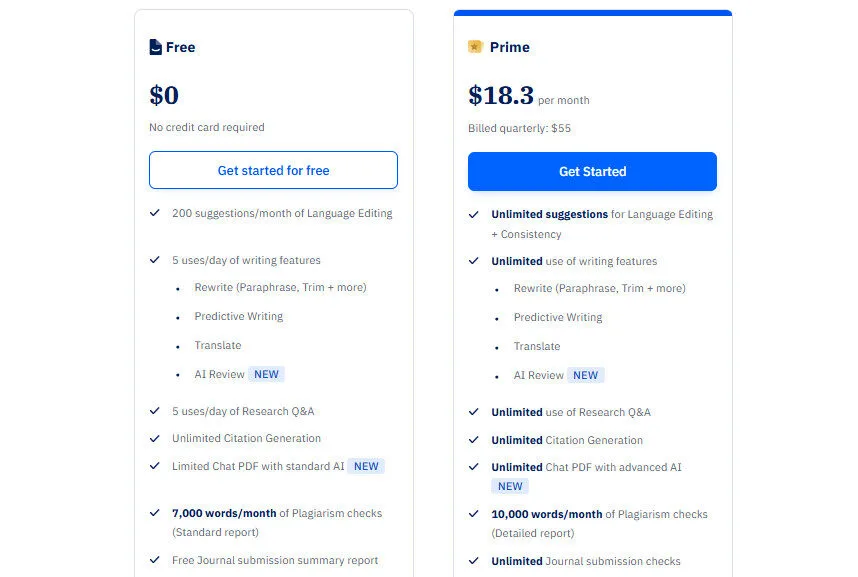 Paperpal AI screenshot