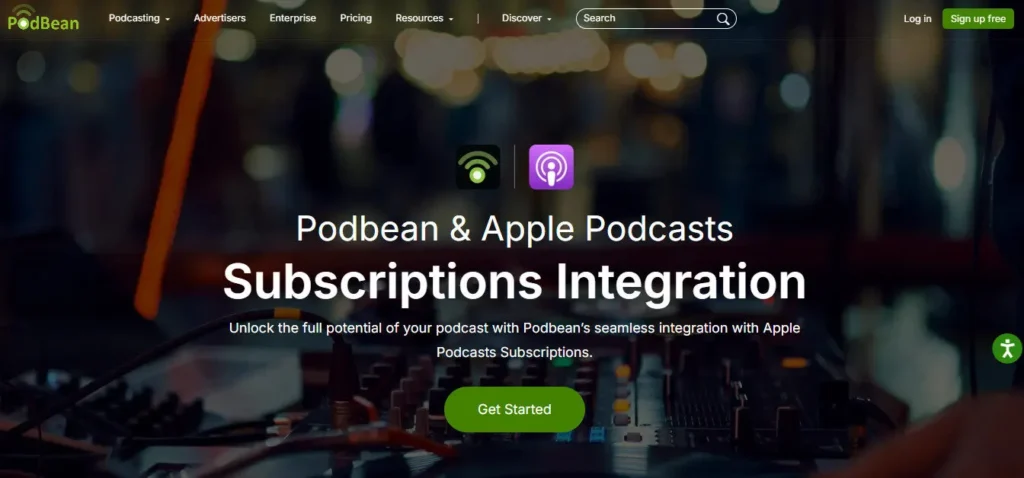 Podbean screenshot