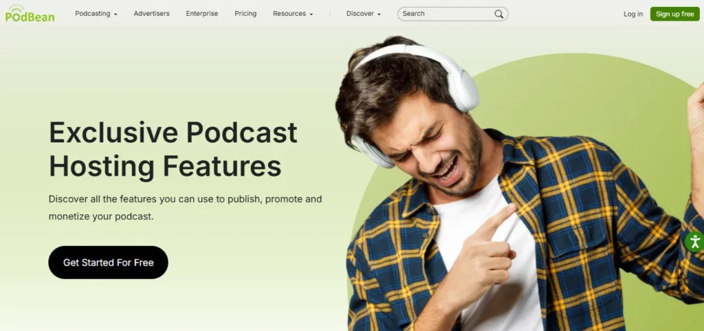 Podbean screenshot