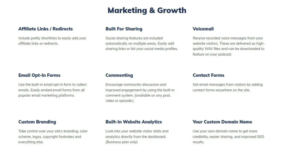 Podcastpage screenshot