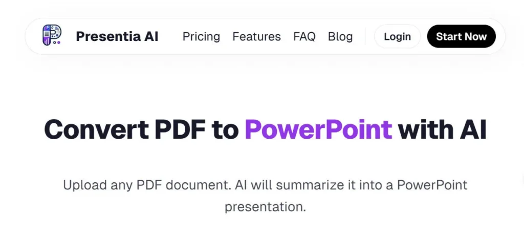 Presentia AI screenshot