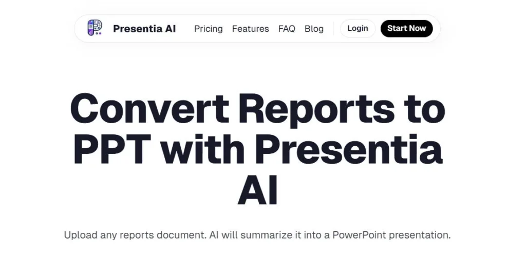 Presentia AI screenshot