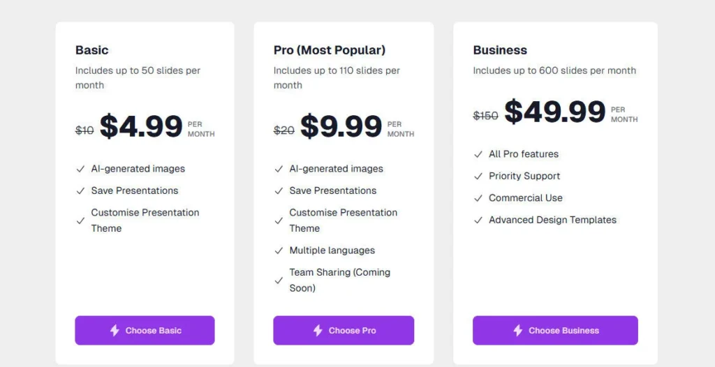 Presentia AI screenshot