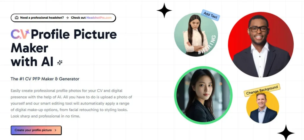 Profile Picture AI screenshot