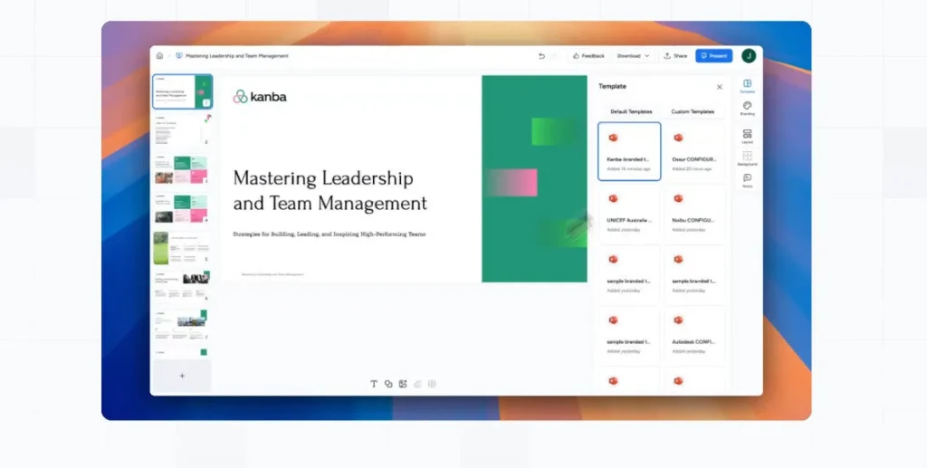 SlideSpeak screenshot