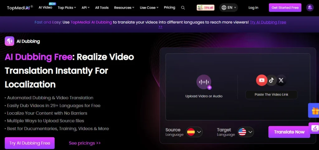 TopMediai screenshot