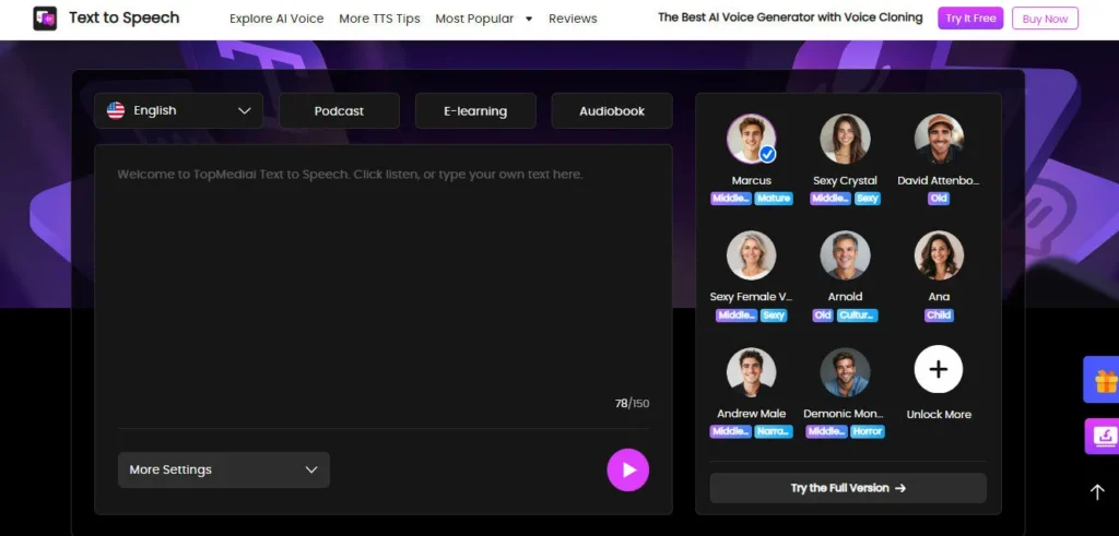 TopMediai screenshot