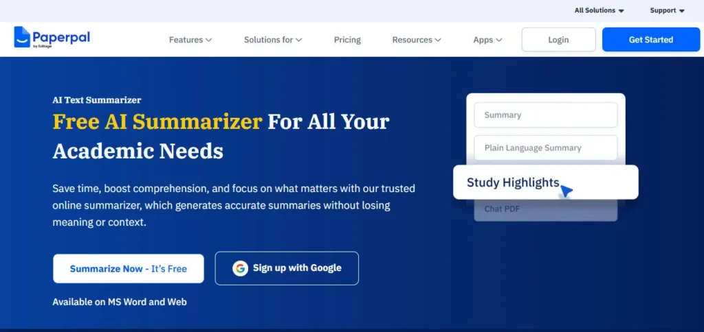 Paperpal AI screenshot