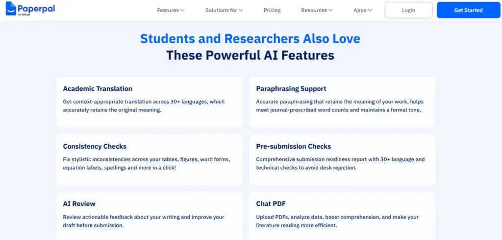 Paperpal AI screenshot