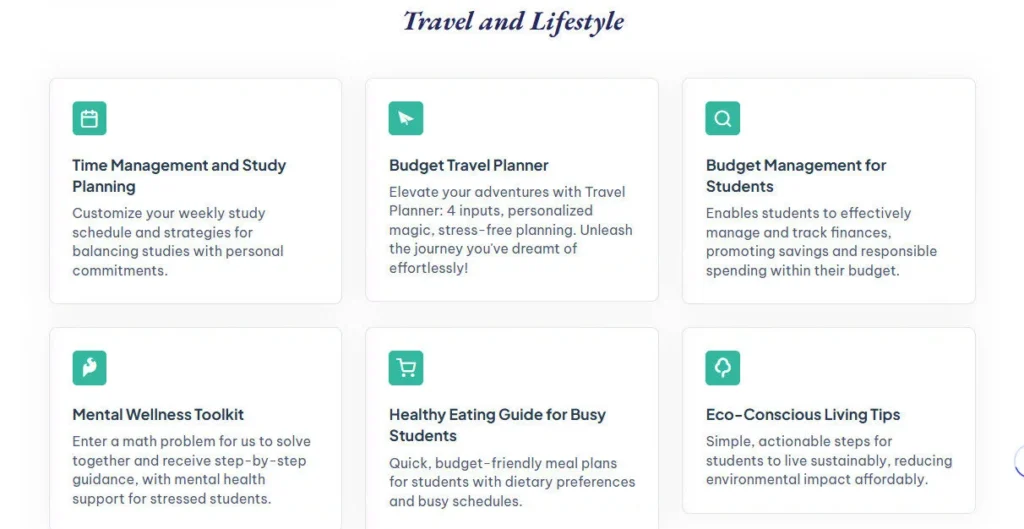 StudentAI screenshot